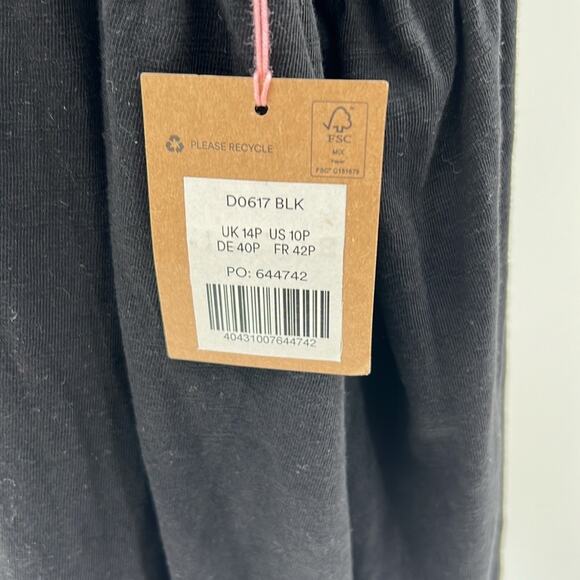 Boden Embroidered Maxi Halter Dress - Black/Blue - 10P - New with tags - Picture 5 of 8